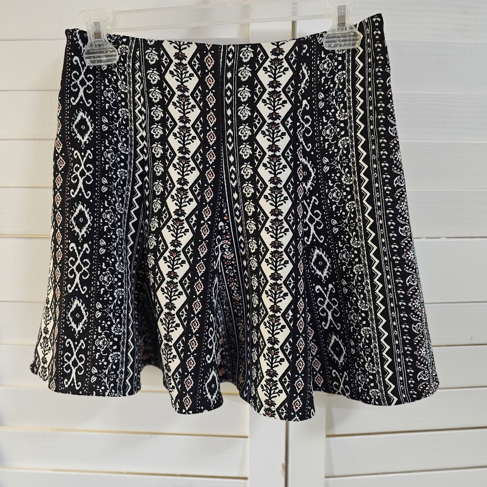 Bershka mini cracked skirt